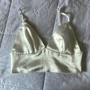 white crop top with exposed back
